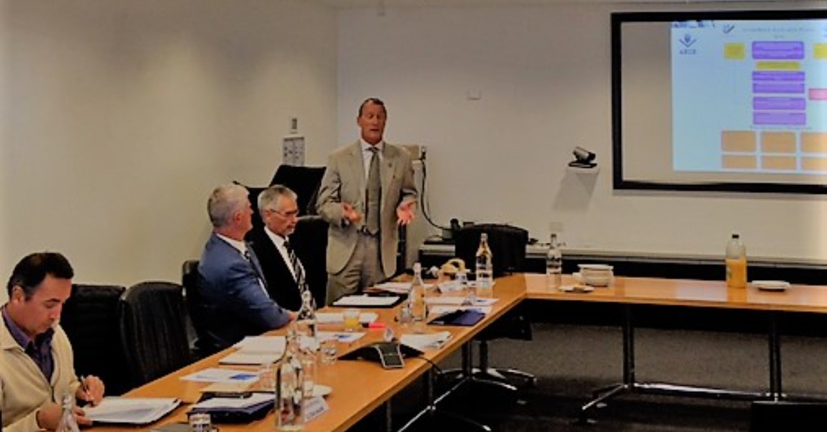 Neil Savery presenting at the 2017 CodeMark CAB Forum